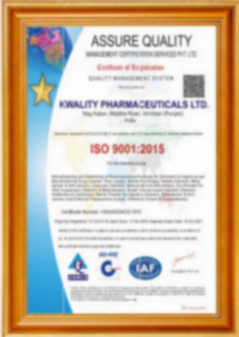 ISO CERTIFICATE